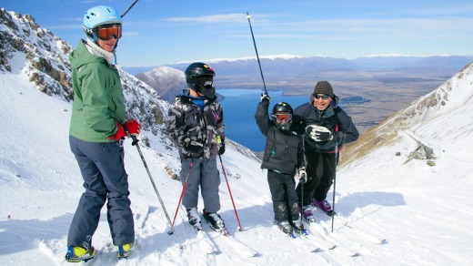 Family-friendly: Lake Ohau Lodge and Resort, New Zealand.
