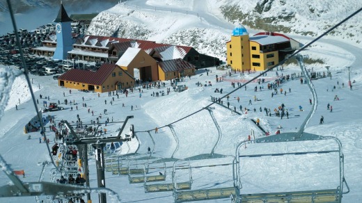 Cardrona ski resort.