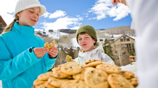 Warm cookies on the slopes at Beaver Creek.