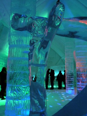 The Ice Hotel in Quebec.