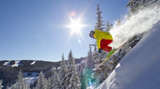 Skiing in Breckenridge.