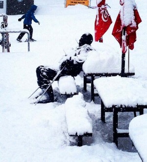 Benchwarmer on an epic day in Thredbo this week.