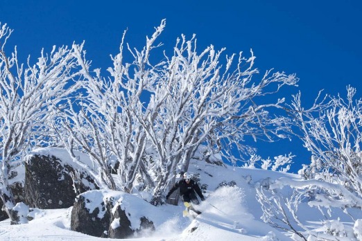 Steve Lee on his backcountry tour at Falls Creek.