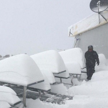 Perisher Mid Station this week.
