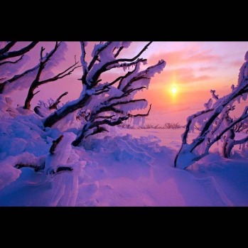 Sunset at Falls Creek.