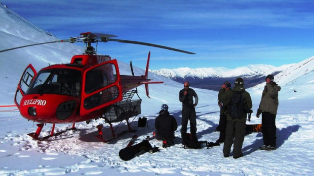 Lots of luxe: a stop near Mount Cook.