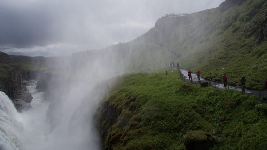 Gullfoss is Iceland's most iconic waterfall.