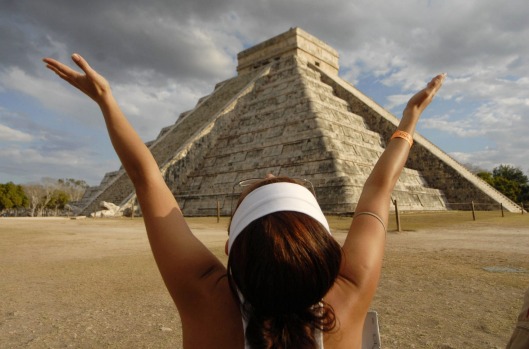 The tour also takes in the iconic Chichen Itza in Mexico.