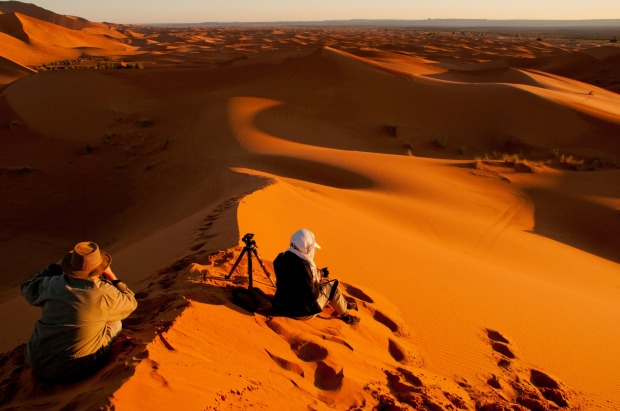 Morocco Photo Adventure: Picture the Sahara at sunset atop a camel with National Geographic photographer, Massimo ...