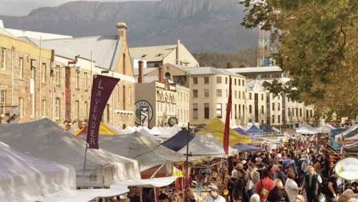 Salamanca Market, Hobart.