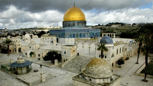Haram as-Sharif or Temple Mount, is seen in Jerusalem's Old City.