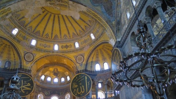 Hagia Sophia in Istanbul.