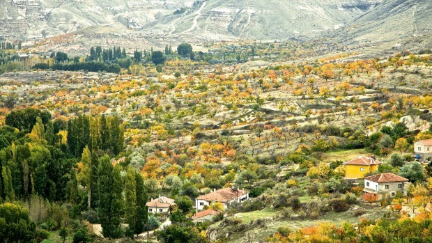 Landscape of Cappadocia.