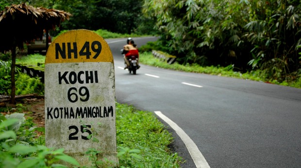 Riding the NH49.