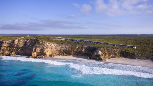 Lap of luxury: The Southern Ocean lodge on Kangaroo Island is a great spot for family getaways.