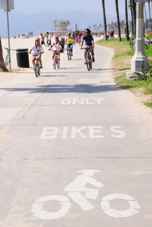 Extended tour: Venice Beach is on the Bikes and Hikes tour route.
