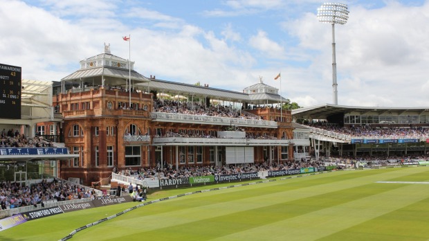 Hallowed turf: The whiff of cricketing heritage – so palpable in the museum – also infuses the Lord's Pavilion.
