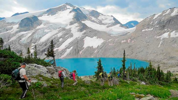 Hiking Bugaboo Provincial Park.