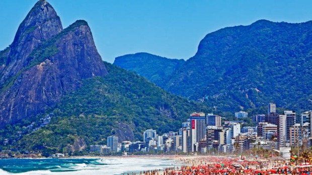 Ipanema Beach in Rio de Janeiro.