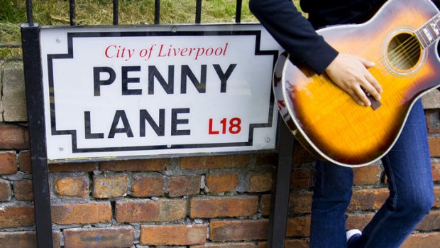 Penny Lane, immortalised by Paul McCartney.