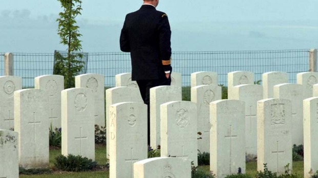 Lest we forget ... dawn service at Villers-Bretonneux.