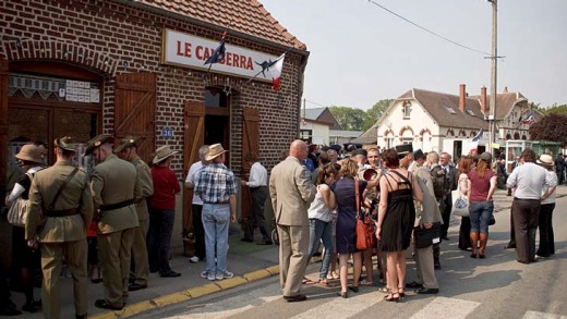 Reverence ... reception at Bullecourt, France.