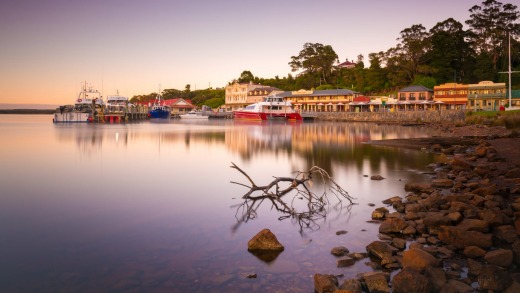 Strahan is a harbour-side village with a dark and fascinating convict past set on the edge of the Tasmanian Wilderness ...