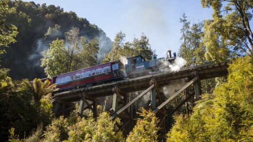 The West Coast Wilderness Railway is a reconstruction of the Mount Lyell Mining and Railway Company railway between ...