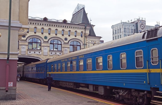 A Golden Eagle luxury train.