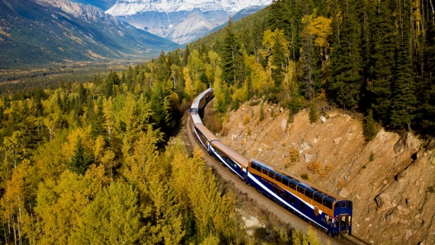 Travelling through Canada's magnificent landscape on board the Rocky Mountaineer.