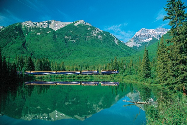 Travelling through Canada's magnificent landscape on board the Rocky Mountaineer.