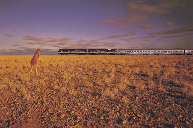 The Indian Pacific makes its way between Australia's eastern and western seaboards on its 4352 kilometre journey.