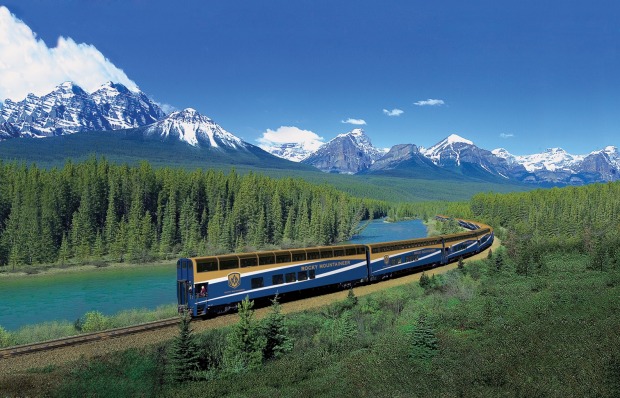 Travelling through Canada's magnificent landscape on board the Rocky Mountaineer.