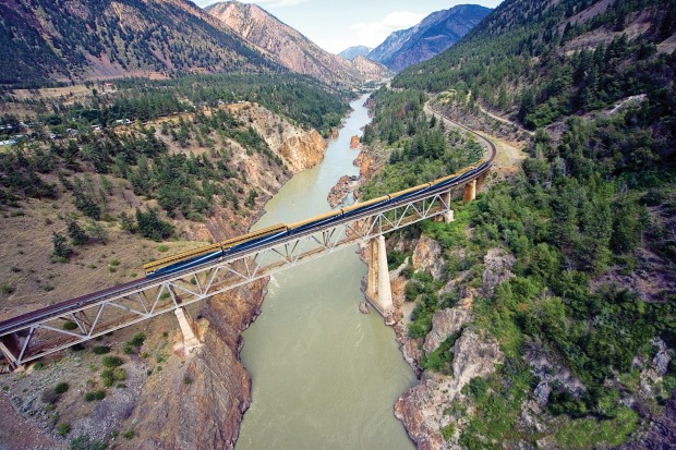 Travelling through Canada's magnificent landscape on board the Rocky Mountaineer.