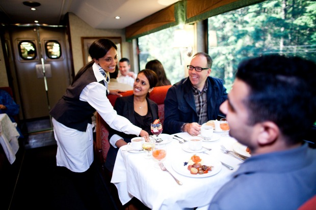 Rocky Mountaineer Gold Leaf.