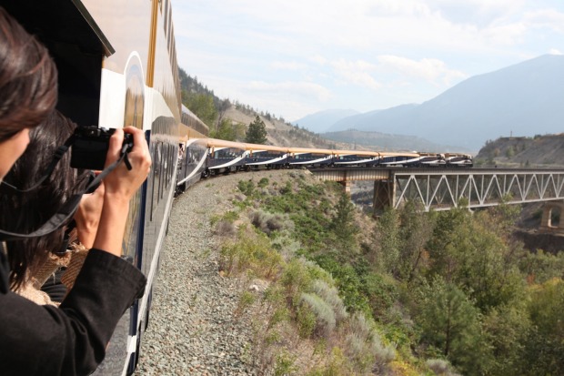 Travelling through Canada's magnificent landscape on board the Rocky Mountaineer.