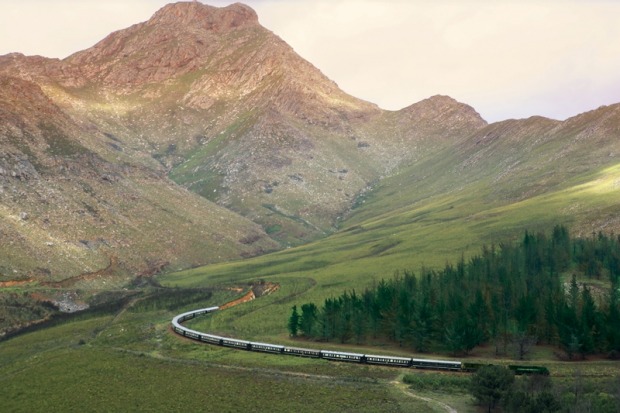 The Pride of Africa is the self-styled 'most luxurious train in the world'.