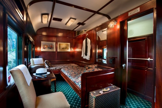 A deluxe twin suite.