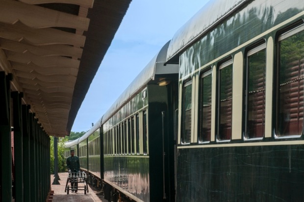 The Pride of Africa is the self-styled 'most luxurious train in the world'.