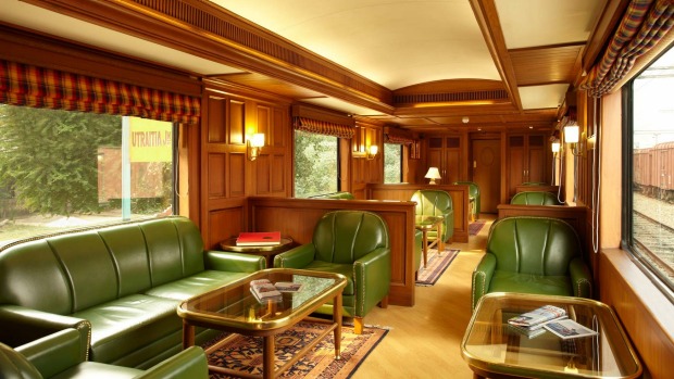 The Rajah Club on board the Maharajas'  Express.