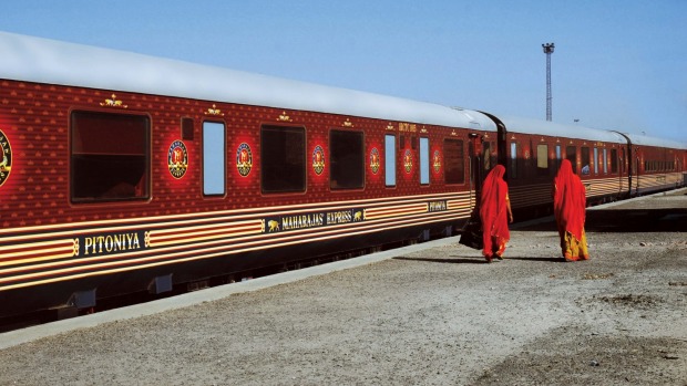 THE MOST EXPENSIVE TRAIN JOURNEY IN THE WORLD: The Maharajas' Express can cost $3385 per night, per passenger.