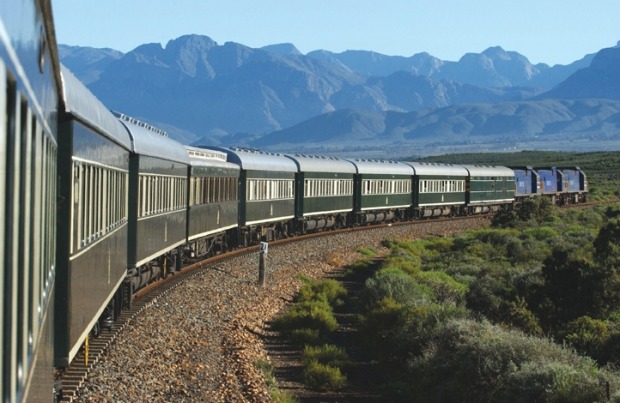 Rovos Rail, Africa. Carrying just 72 passengers, the exclusive train provides 24-hour service and top luxury on rebuilt ...