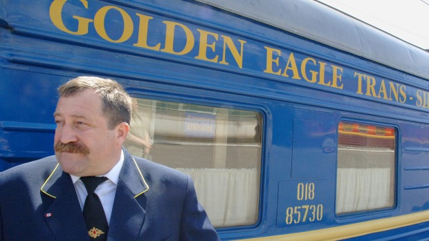 The Golden Eagle Express in Moscow, Russia.