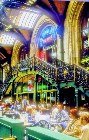 Gastro experience: The Train Bleu restaurant and cafe, in the Gare de Lyon rail station, opened in 1900.