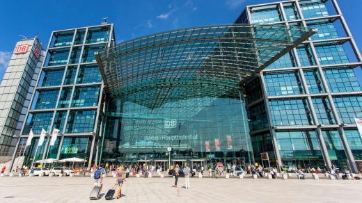 Central station: Berlin's Hauptbahnhof is a gateway from Germany to the east.