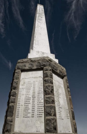 Spioenkop War Memorial.