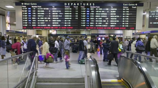 Penn Station, New York.