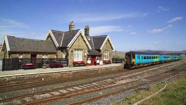 Iron road: Ribblehead Station, near the Cumbria border.