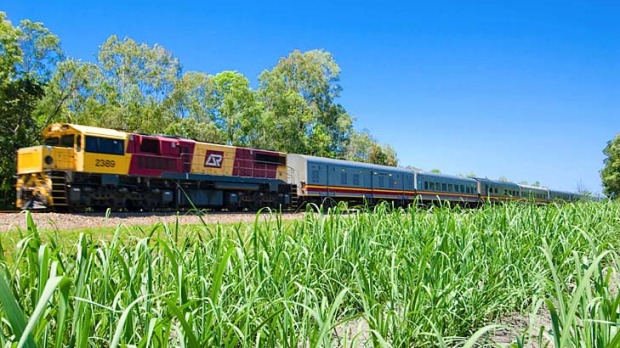 Tasty travel ... the Sunlander train.