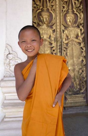 A young monk at Lampang.